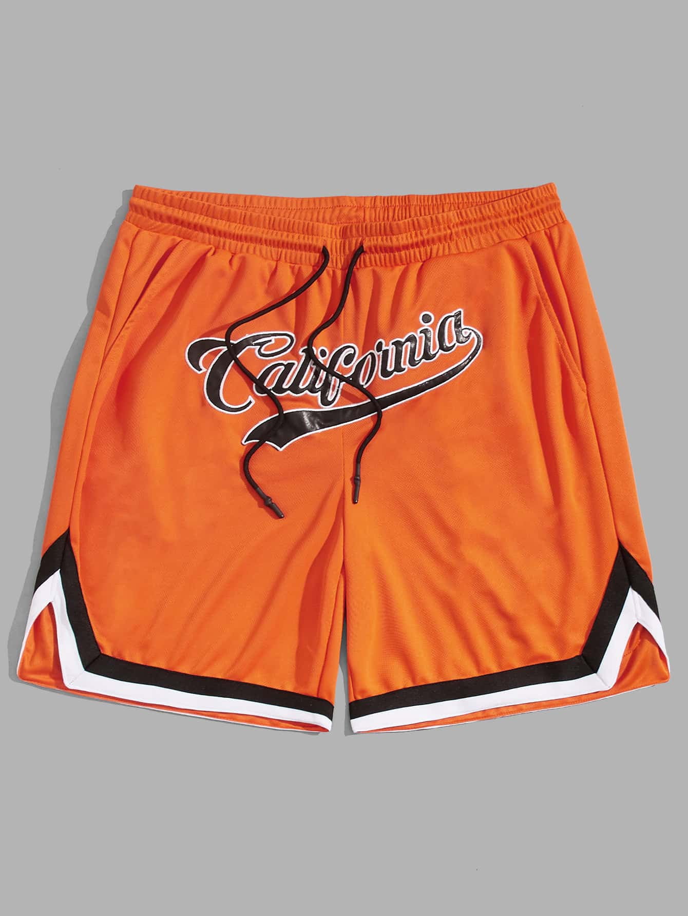 Orange Men Neon Orange Letter 