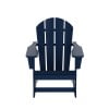 thumbnail image 3 of Costaelm Paradise Adirondack Outdoor Patio Rocking Chair, Navy Blue, 3 of 8