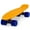 Orange/Blue, variant on Flybar 22 inch Plastic Cruiser Skateboard, Non-Slip Deck, for Boys and Girls Ages 6+ up to 175lbs, Purple
