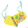 Bright Fiesta Favor Tags - Party Supplies - 24 Pieces