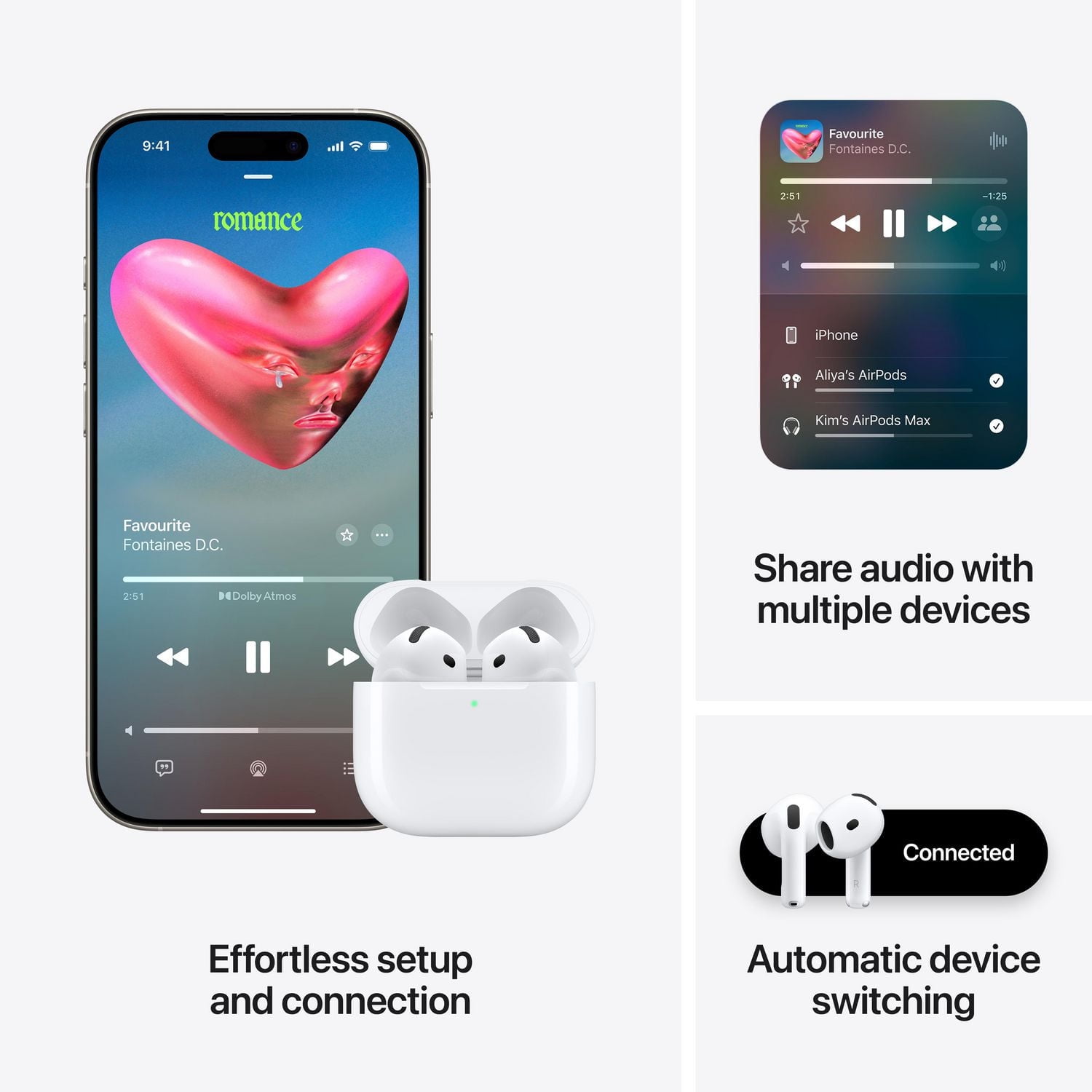 即日発送可❗️AirPods Active Noise Cancellation AirPods 4 with Active Noise Cancellation - Apple (CA)