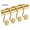 Gold, variant on 12-PieceĀ Silver Shower Curtain Hangers - Rustproof Metal Rings, No-Scratch Smooth Sliding, Modern Decorative Hooks for Bathroom Rods