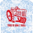 thumbnail image 4 of Inktastic This is How I Roll Tractor Red T-Shirt, 4 of 5