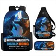thumbnail image 1 of Godzilla Vs King Kong Schoolbag, Student Backpack, Godzilla Vs Kong Three-Piece Backpack-Youyoupin, 1 of 3