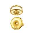 thumbnail image 3 of Pendientes traseros Yinane de oro 6 mm para mujer accesorios de joyería DIY, 3 of 8
