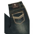 thumbnail image 2 of Centenario Men's Tinted Green Denim with Embroidered Details 45315, 2 of 5