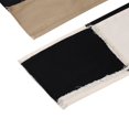 thumbnail image 3 of Women Color Block Jeans Middle Waist Pockets Patchwork Straight Trousers Casual Style Bottoms Green XXL, 3 of 7