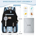 thumbnail image 2 of Gynky School Backpack for Teens Middle School Bookbag Fashion Student Bag Cute Aesthetic Teen Bookbag for  Women, 2 of 8