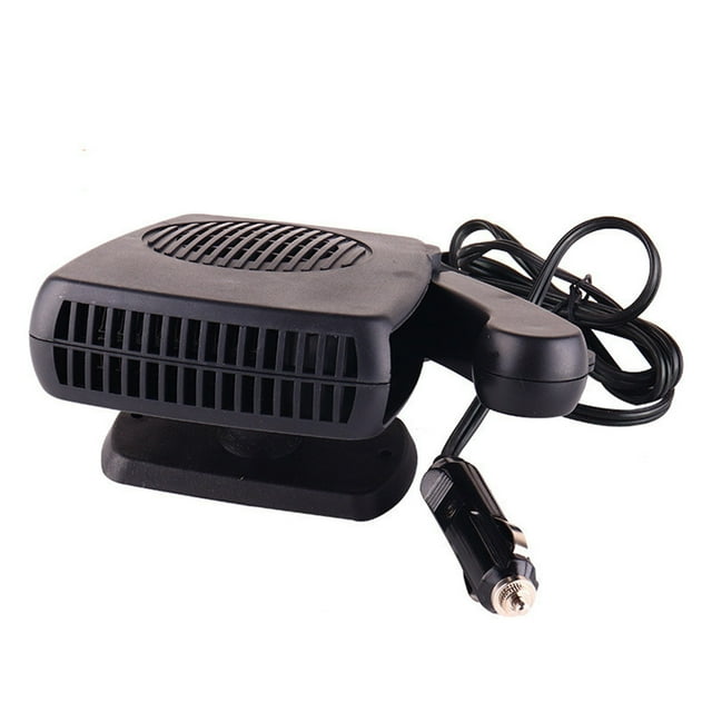 Qocolhg Car Heater 12V, 150W Portable Windshield Defroster Demister with Heating/Cooling Fan and Plug in Cigarette Lighter Fast Heating Defrost Defogger with Ergonomic Handheld Design for Cars