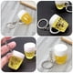 thumbnail image 4 of KAKOWELY 6 llaveros de acrílico con forma de vaso de cerveza de imitación, 4 of 4