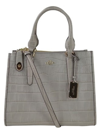 coach embossed bag