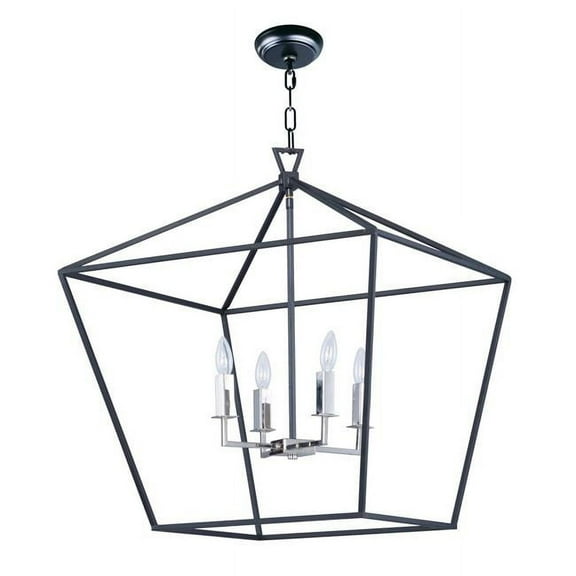Maxim Lighting - Four Light Chandelier - Single-Tier Chandelier - Abode - 24.5