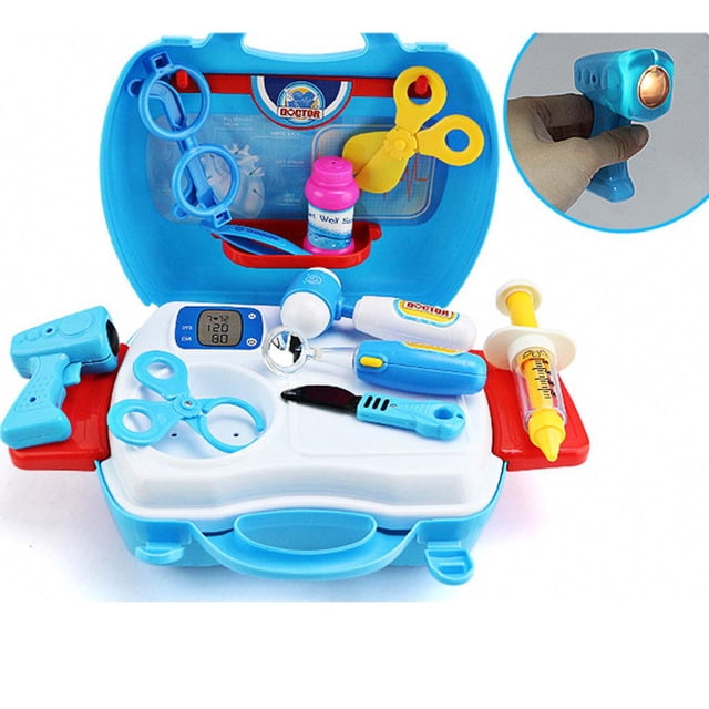 Niños Doctor / Maquillador / Trabajador / Cajero / Chef / Peluquero. Jugar A Juguetes Educativos Con Maleta De Imaginación De Na