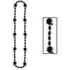 Beistle Black Football Party Beads (Case of 12)
