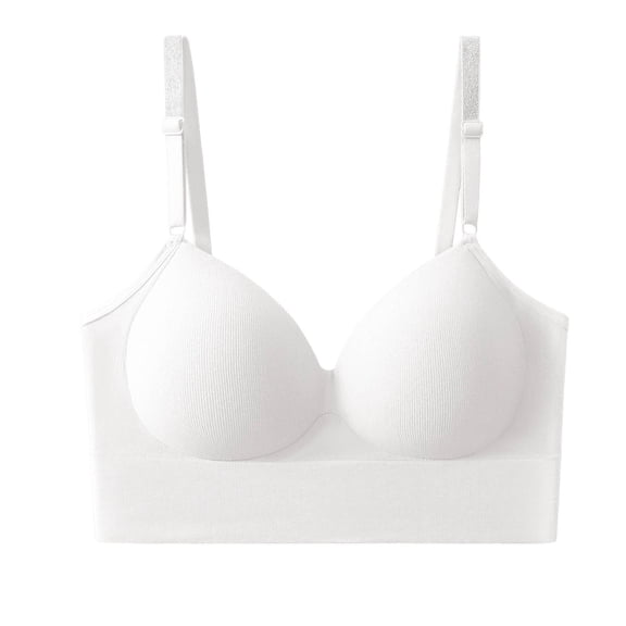 Vrorvz Womens Wireless Bra No Underwire Adjustable Straps Bras Breathable Comfortable Bralette Push up Bralettes
