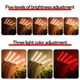 thumbnail image 3 of Tignapoo Lampe de Croissance LED à Spectre Complet Réglable avec Télécommande, 3 Modes d'Éclairage, 5 Niveaux de Luminosité, Minuterie, et Col de Cygne Flexible à 360° pour Plantes d'Intérieur, 3 of 6