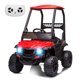 thumbnail image 2 of Coche eléctrico infantil UTV 12V - Control remoto parental - Suspensión de resorte, luces LED - Música, puerto USB/AUX, radio FM - Seguro y resistente - Para niños y niñas - Color rojo, 2 of 8