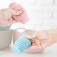 thumbnail image 4 of Siquannn Pack Leak Proof head Extractor Face Scrub Brush Skin Roller for Face Structure Gel Kids Skin Care Stick And Exfoliating Pads for Face Korean Makeup Products Fix A Flat Silicone Brush for Face, 4 of 7