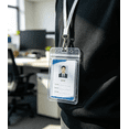 thumbnail image 4 of Soft PVC Transparent Name Tag Card Holder 5PCS, Resealable Zip Sleeves for Spring Organization, ID Cards, and Document Protection, 4 of 7