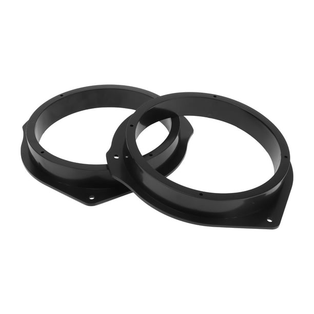 Anillo Espaciador de Altavoz Único Bargains Adaptador de Altavoz Tweeter para Mercedes X-Class 2017-2020 Impermeable Negro para 6.5" ABS 2 Pcs