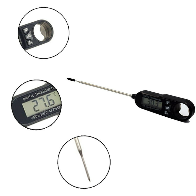 Kalgaden Instant Read Meat Thermometer for Cooking, Ultra Fast Precise  Digital Food Thermometer Calibration, Magnet and Foldable Probe for Oil  Deep