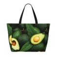 thumbnail image 2 of Disketp Fresh Avocados Bolsa de Playa de Gran Capacidad, Bolso Impermeable y a Prueba de Arena para Mujer, Ideal para Playa, Piscina y Natación, 2 of 7