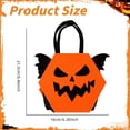 thumbnail image 3 of 4 PCS Halloween Tote Bags, Reusable Cartoon Goodie Bag for Halloween Trick or Treat Grocery Shopping Party Favors Goodie Bags, 3 of 5