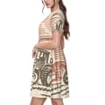 thumbnail image 2 of Easygdp Combine harvester working with tractor para Vestido Transpirable de Mujer, Vestido Suelto de Manga Corta con Pliegues y Bolsillos para el Verano, 2 of 6