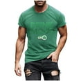 thumbnail image 4 of Goodtrade8 Green St.Patricks Day Shirts for Men Big and Tall Short Sleeve Printed Casual Crew Neck Shirts Tops, 4 of 4