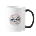 thumbnail image 1 of Loves Flower Paint Changing Color Mug Morphing Heat Sensitive Cup With Handles 350ml, 1 of 3