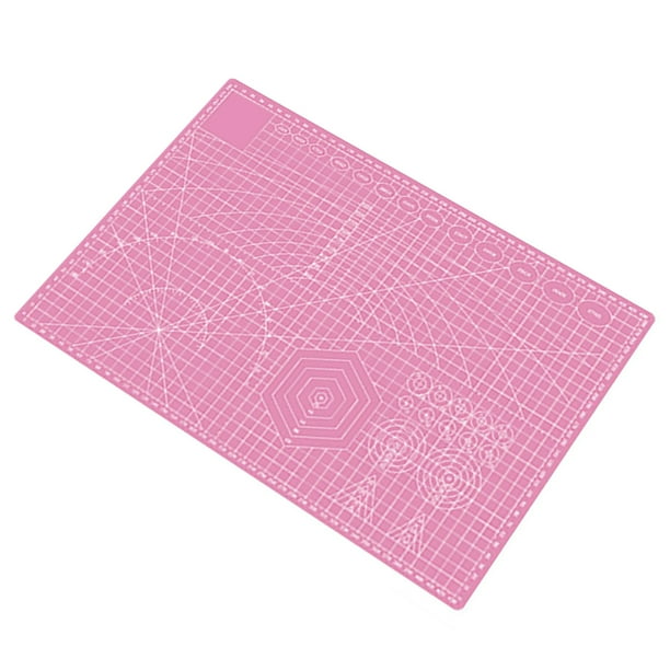 Alfombrilla de corte A3 de PVC impermeable de doble cara para manualidades de costura y telas