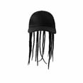 thumbnail image 5 of Summer Unisex Lady Men Baseball Cap Hat With Dreadlocks Wig Hip-Hop Punk Dirty Hair Braid Visors Hats, 5 of 6