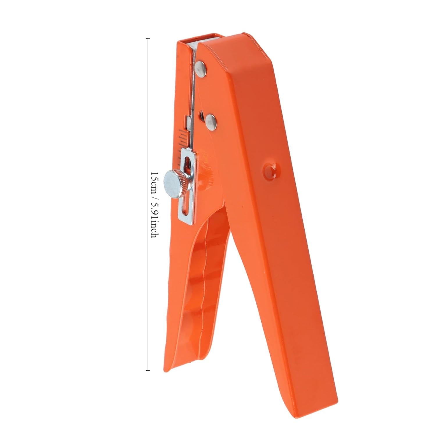 ABPETE 8mm Heavy Duty Metal Hole Punch Single Hole Puncher Tool for Paper Chipboard Index Cards Leather Working and Craft Projects
