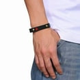 thumbnail image 6 of Magnetia Leather Medical Alert Bracelets for Women Men, Engraved Diabetic Type 2, 6 of 8