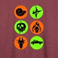thumbnail image 3 of Disney Villains - Villian Symbols - Women's Lightweight French Terry Long Sleeve Shirt, 3 of 5