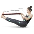 thumbnail image 4 of Ceinture de Résistance pour Entraînement de Force, Sangle de Yoga Extensible, Ceinture de Yoga Entraînement Physique, Bande de Tension Intérieure, Outil de Corde Extensible pour Entraînement entraînement Physique à Domicile Femmes Hommes Jaune, Rouge, 4 of 8
