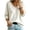 White, variant on Womens 3/4 Sleeve V Neck Sweater Ribbed Knit Tunic Top Lightweight Fall Pullover Soft Cozy Casual Loose Fit