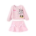 thumbnail image 1 of Outfit Disney Minnie Toddler Girl 3T: top rosa y falda de tweed, 1 of 6