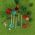 thumbnail image 4 of Juego de Herramientas de granja de jardín en miniatura Hugo Jardinería en miniatura 14 piezas, 4 of 8