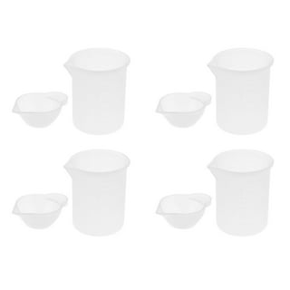 3pcs 100ml Silicone Measuring Cups for Resin, TSV Resin Mixing Cups  Non-Stick, Reusable Mixing Cups for Epoxy Resin, Art, Waxing 