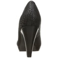thumbnail image 3 of Clarks 26125880W: Women's Brier Dolly Dress Pump Black D Snake Wide Width (8.5 C/D US), 3 of 8