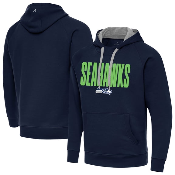 Men's Antigua  Navy Seattle Seahawks Victory Hoodie