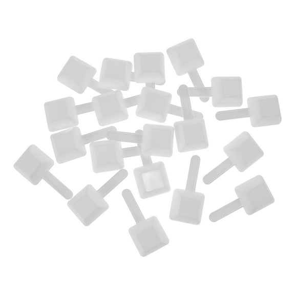 FESTFENDS Measuring Spoon White Compact Design for General Users 20Pcs 3.7X1.8X1.0In