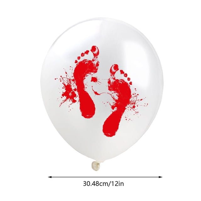 Halloween Horror Doll Confetti Emulsion Balloons – 15-Piece Foil Balloon Set for Party Decor, Ghost Theme, Hangable with Ribbon