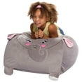 thumbnail image 2 of Posh Creations Bean Bag Chair, 1.5 ft, Gray, 2 of 3