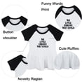 thumbnail image 2 of The Little Embryo That Could Funny Dresses For Baby, Newborn Babies Skirts, Infant Princess Dress, 0-24M Kids Graphic Clothes (Black Raglan Dresses, 18-24 Months), 2 of 5