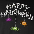 thumbnail image 3 of CafePress - Happy Halloween Bones Long Sleeve Dark T Shirt - Long Sleeve Dark T-Shirt, 3 of 4