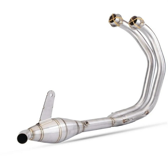 Motorcycle Exhaust Full Systems Front Middle Link Pipe Muffler For Yamaha YZF R3 R25 MT03 2014 2015-2023