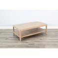 thumbnail image 2 of Pemberly Row Natural Finish Contemporary Solid Wood Coffee Table, 2 of 4