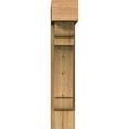 thumbnail image 2 of Ekena Millwork 8"W x 28"D x 40"H Olympic Block Rough Sawn Bracket w/ Offset Brace, Western Red Cedar, 2 of 25